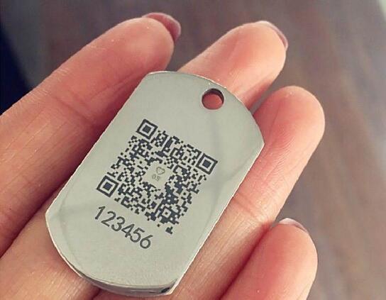 金屬、塑料二維碼激光雕刻機